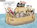 Sack cartoon: Pruitt's ark