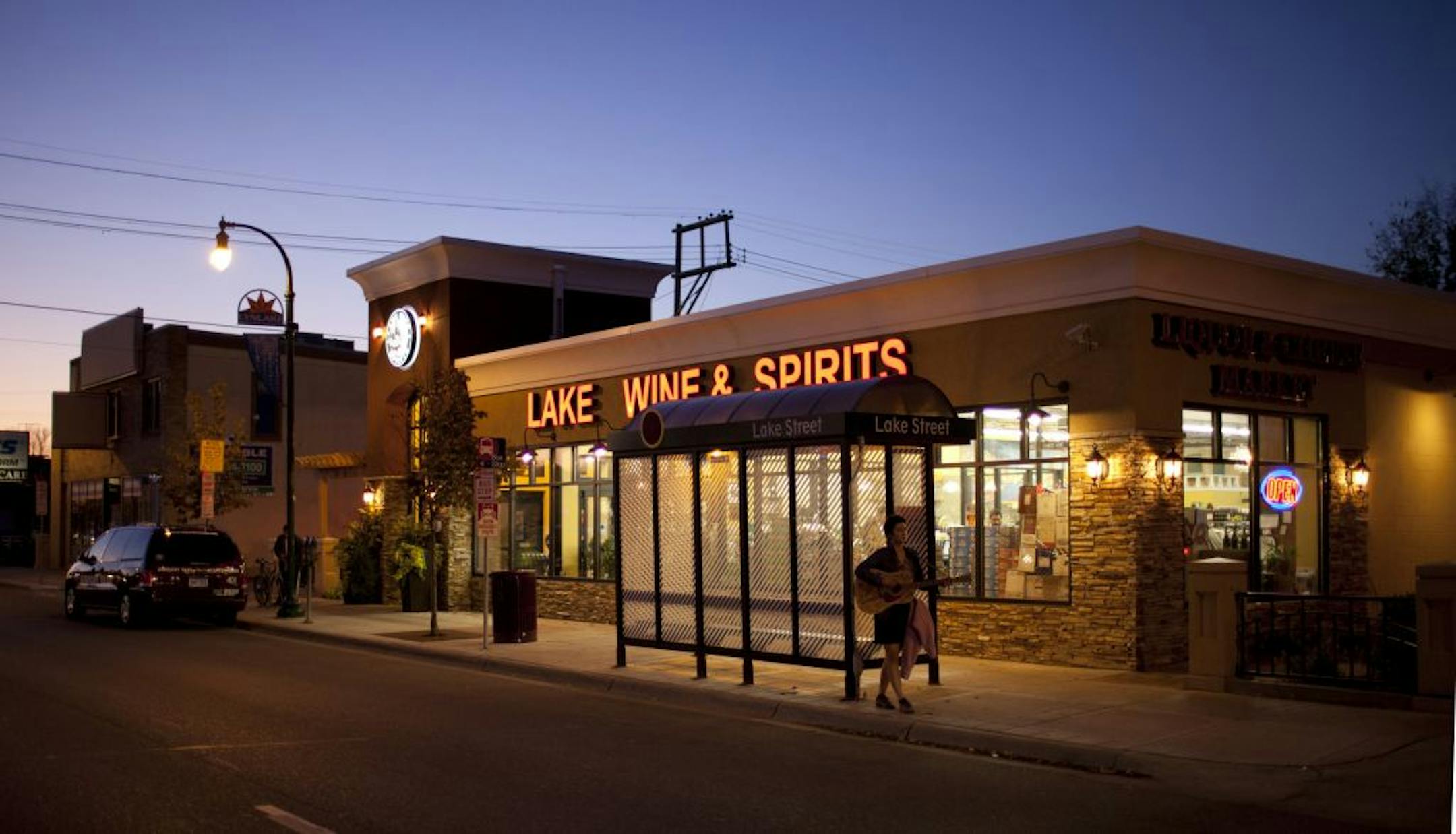 Lake Wine & Spirits at the corner of Grand Ave. S. and W. Lake St. in Minneapolis