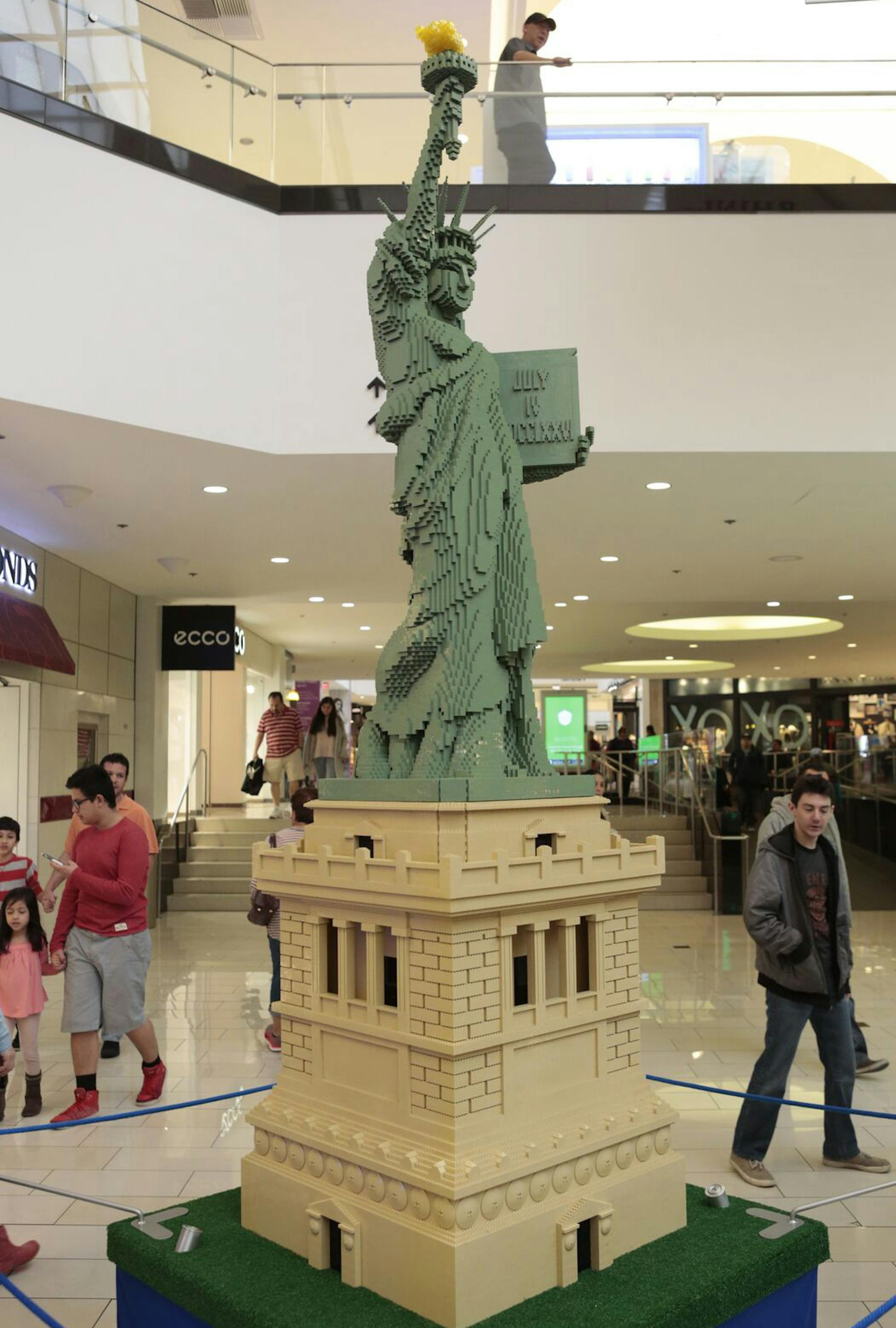 The Statue of Liberty is part of the LEGO Americana Roadshow. Provided