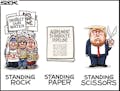 Sack cartoon: Standing Rock under Trump