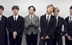 BTS accepted the award for favorite pop/rock duo or group at the American Music Awards.