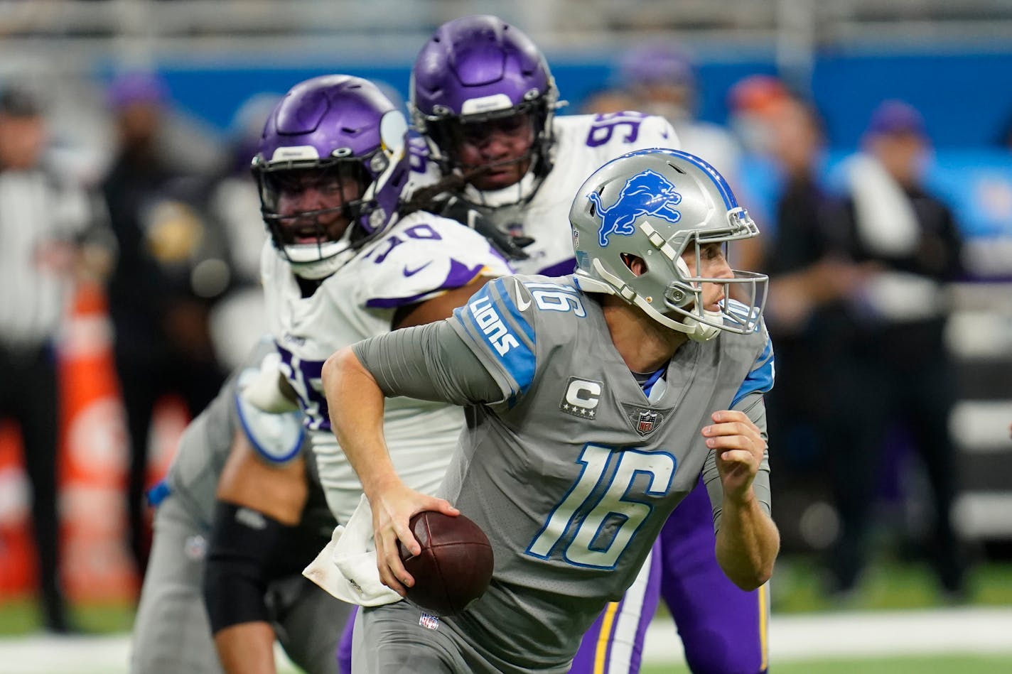 Lions quarterback Jared Goff