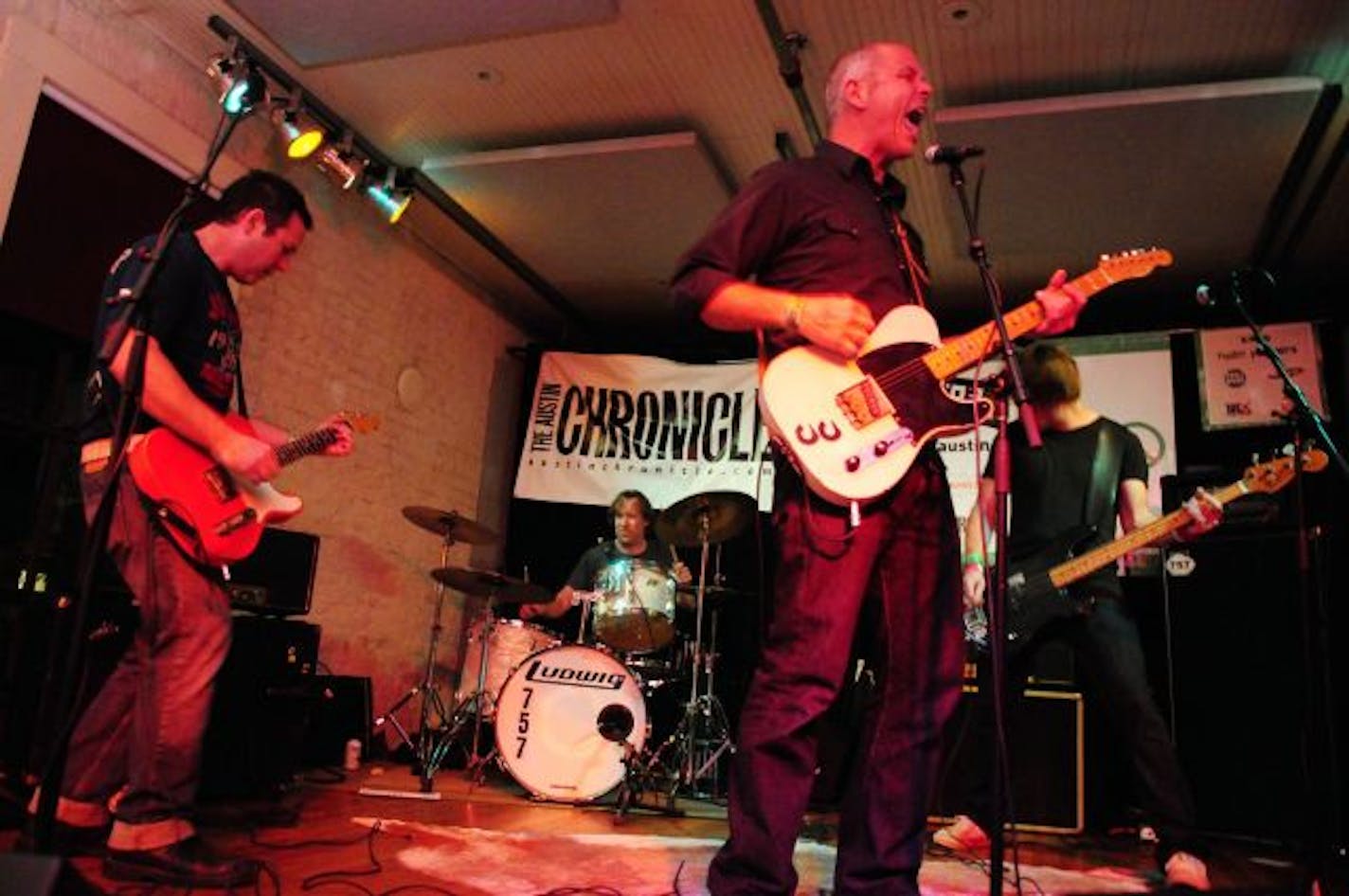 The 757's perform at Lambert's club at the South By Southwest music festival in Austin, Texas on March 21, 2009.