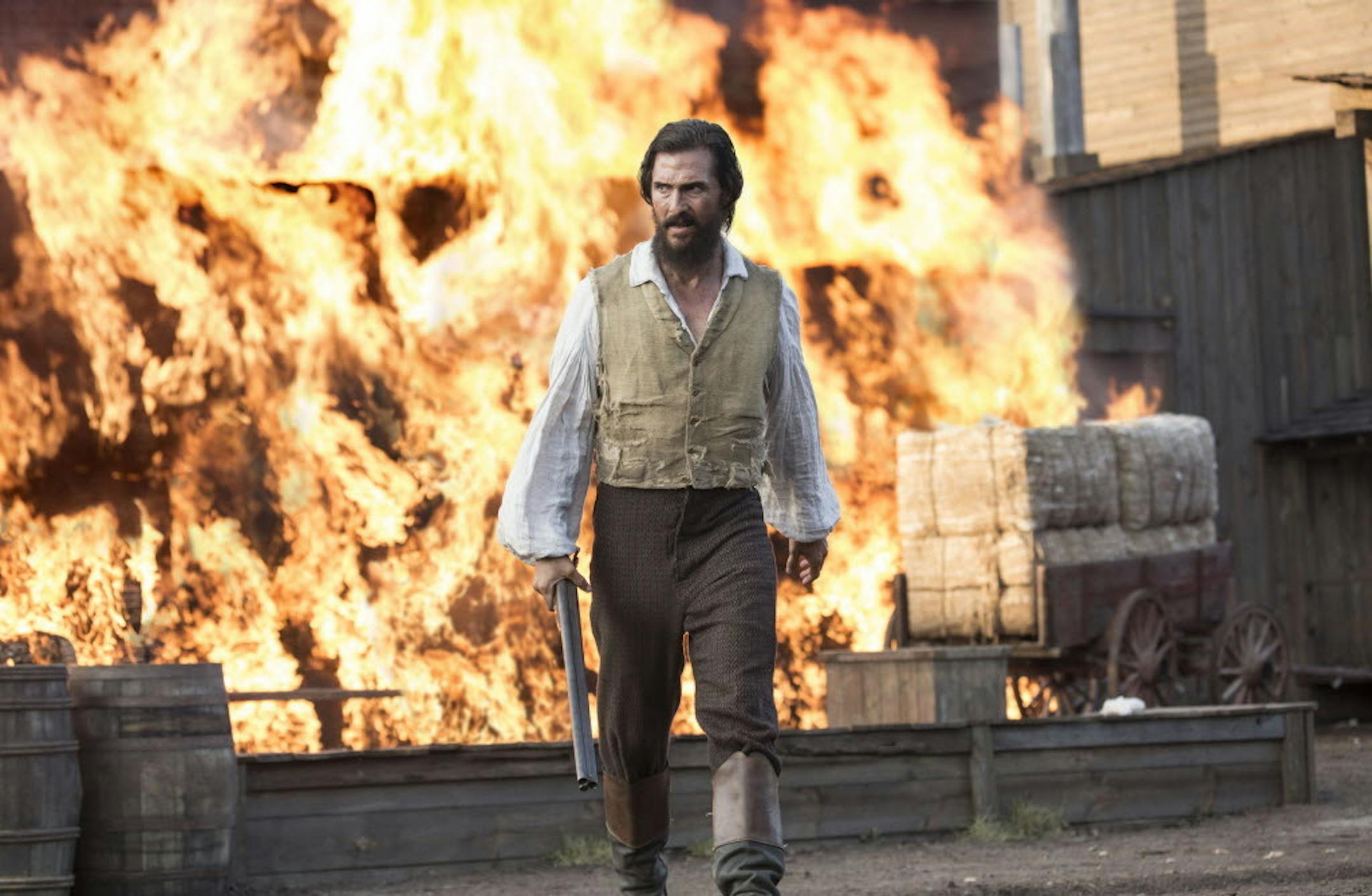 Matthew McConaughey shakes things up as a Civil War-era “Southern Yankee.”