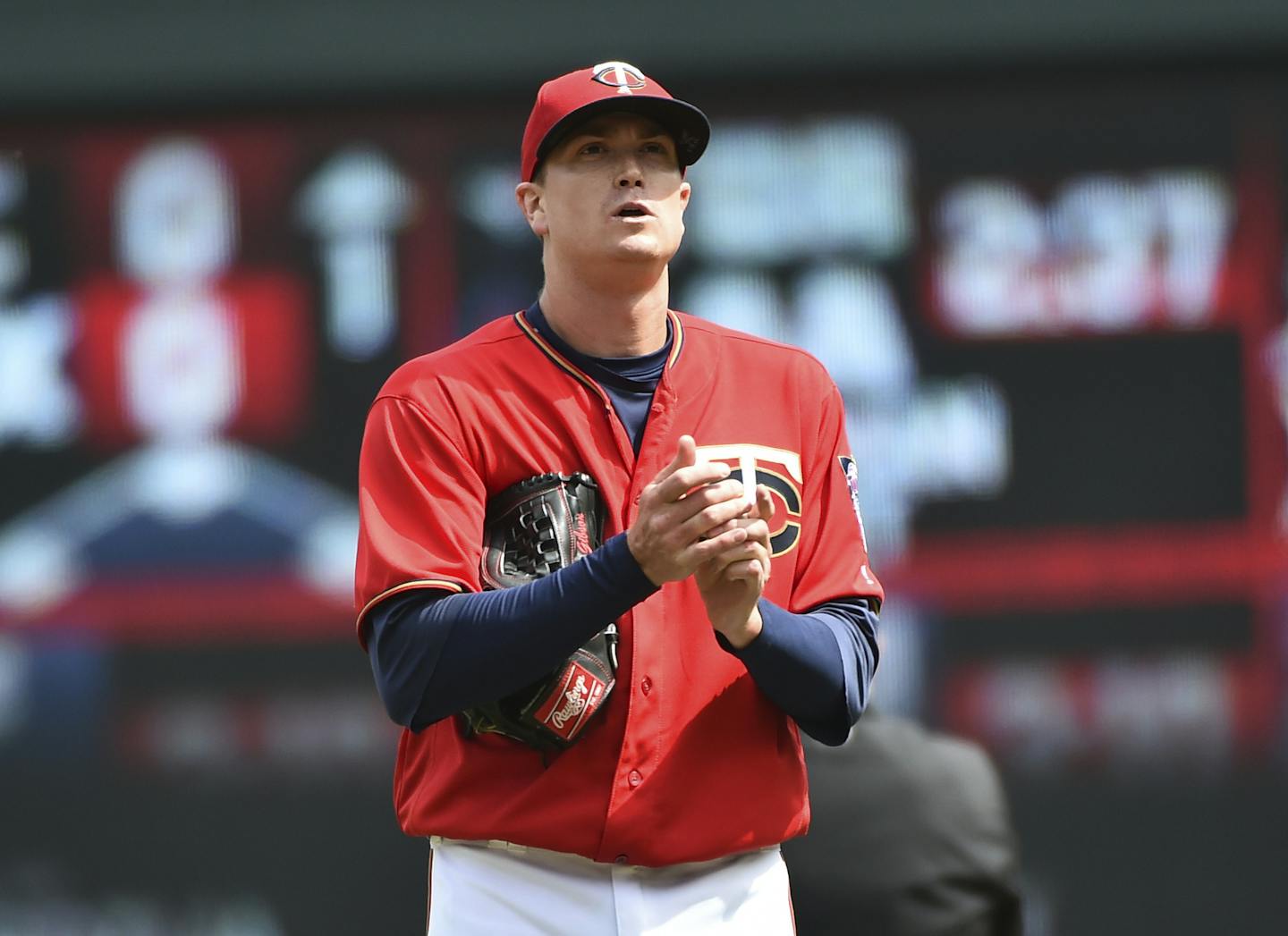 Minnesota Twins starting pitcher Kyle Gibson