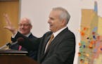 Governor Mark Dayton unveiled his proposed list of state building and renovation projects backed by bonding dollars during a press conference at the G