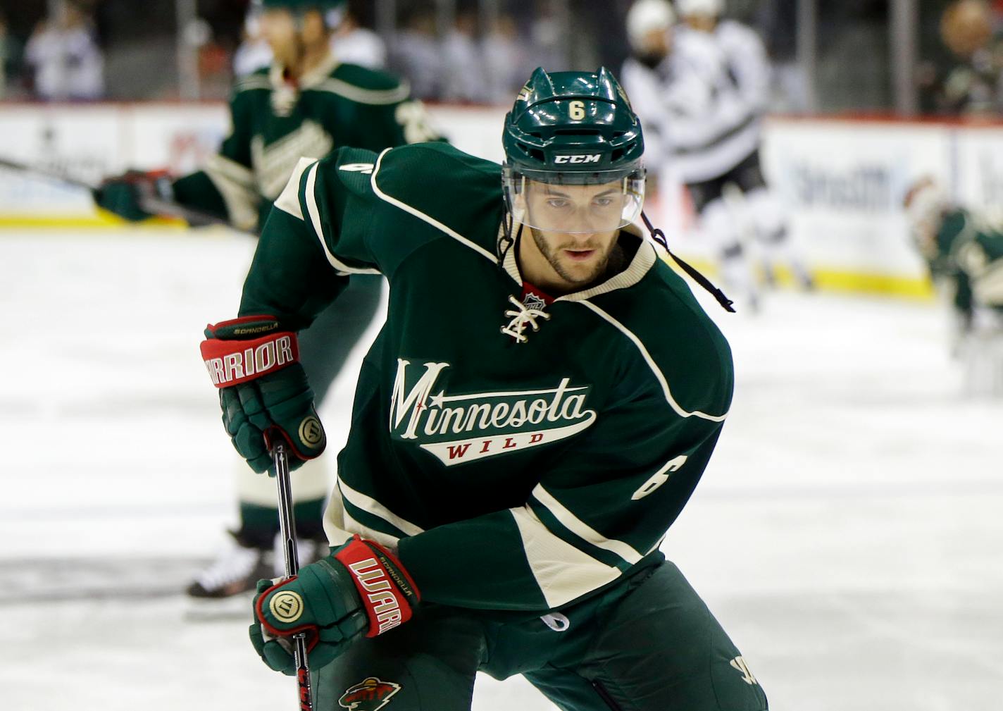 Wild defenseman Marco Scandella