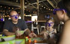 Abbie Symoniak, 6, went on an adventure with her aunt and uncle, Anna and Tom Brudzinski of Richfield, to Lake Monster Brewing Co. in St. Paul, where 