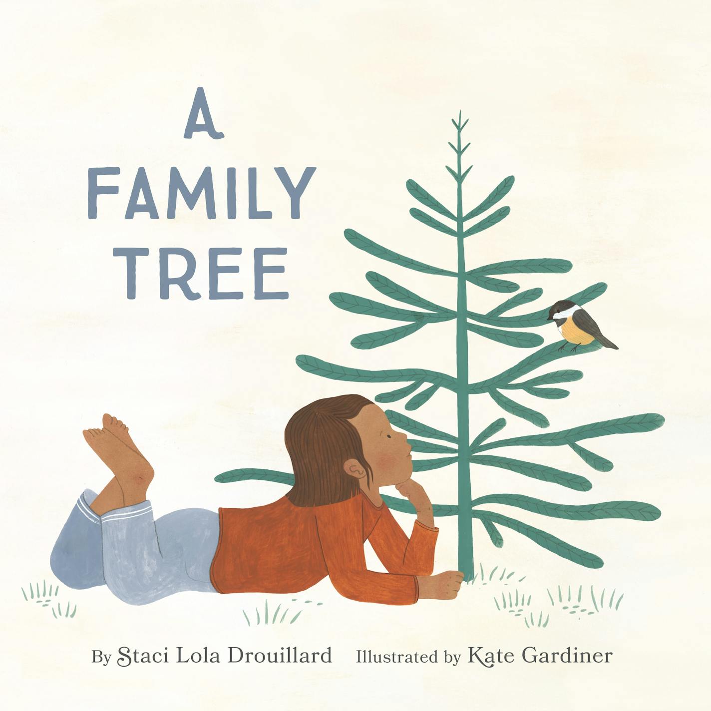 cover of A Family Tree features an illustration of a child and a tree