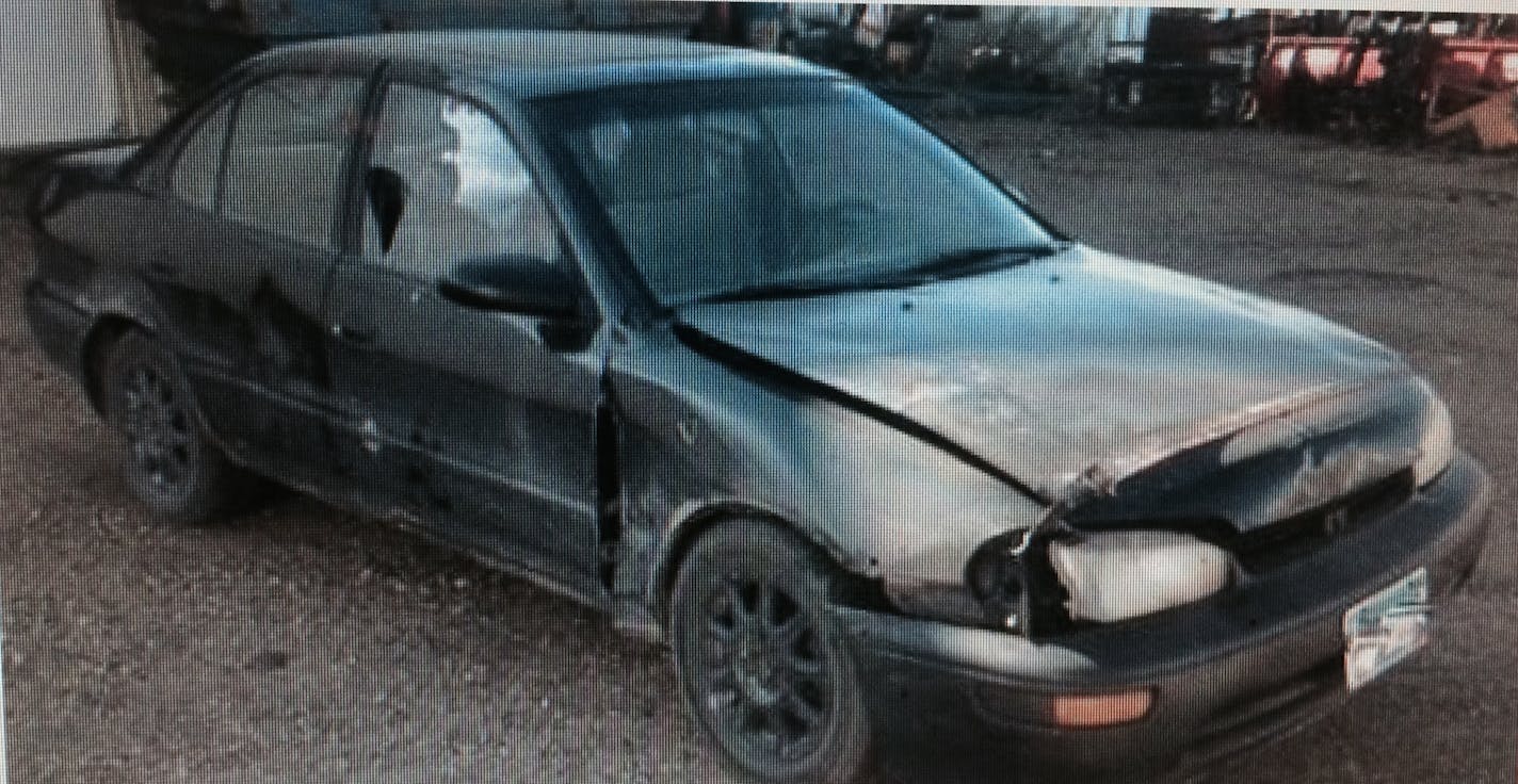 Authorities believe Laura Ann Schwendemann was in this car soon after she disappeared.