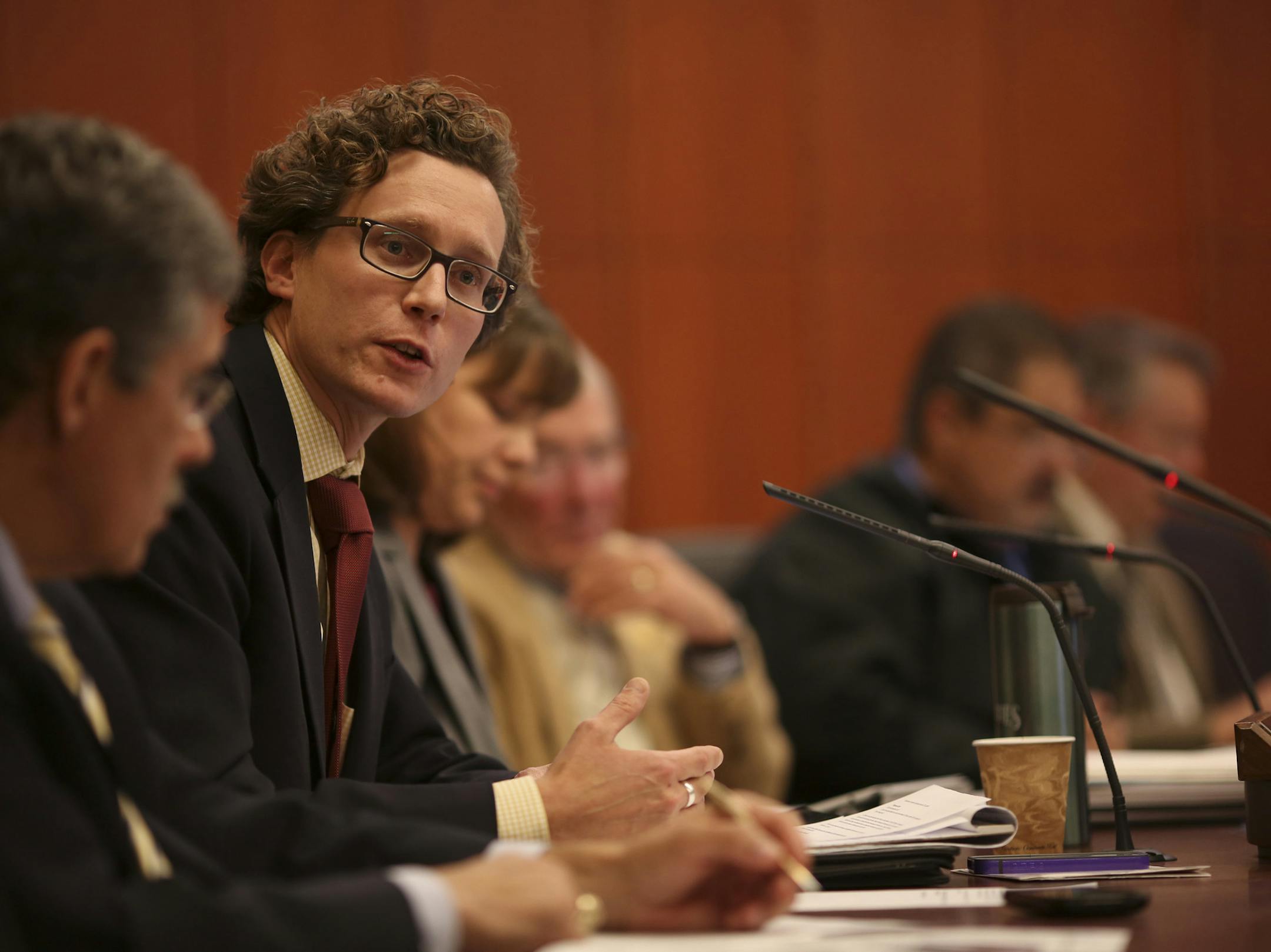 The Metropolitan Council’s transportation committee heard public testimony Monday on a controversial light-rail proposal. Speaking was Jon Commers.