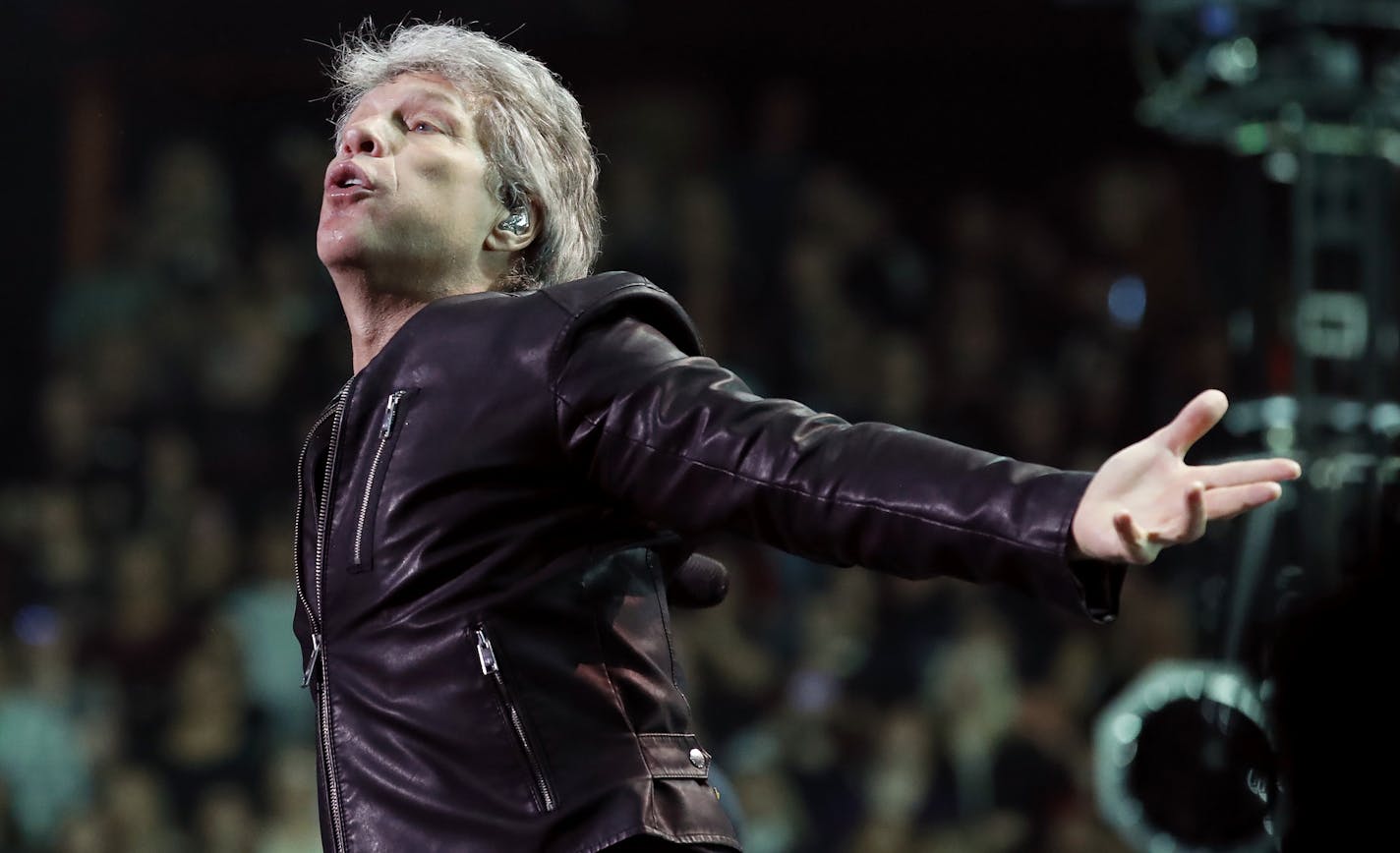 Jon Bon Jovi performed to 18,000-plus at the Xcel.