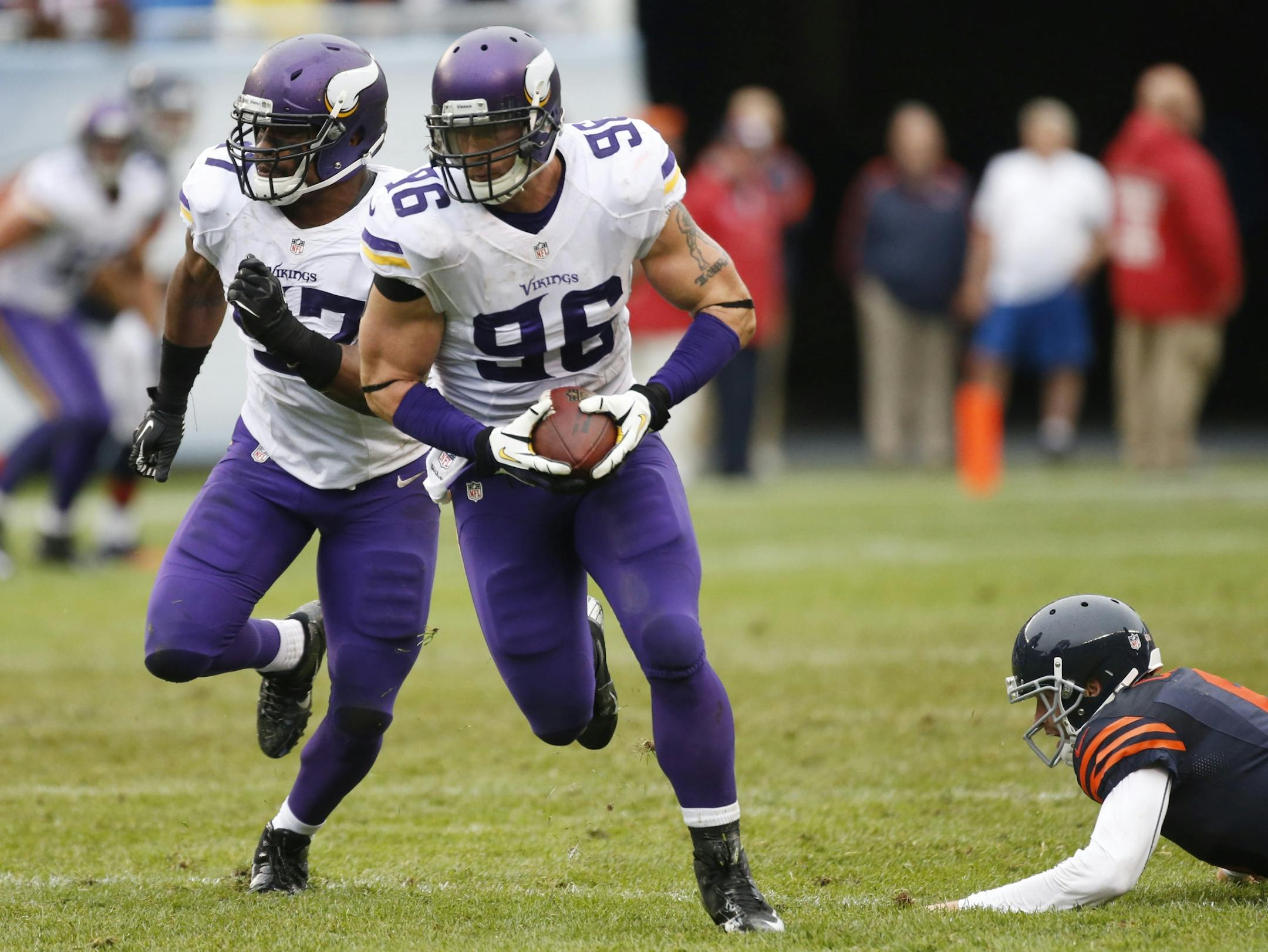 Minnesota Vikings defensive end Brian Robison (96