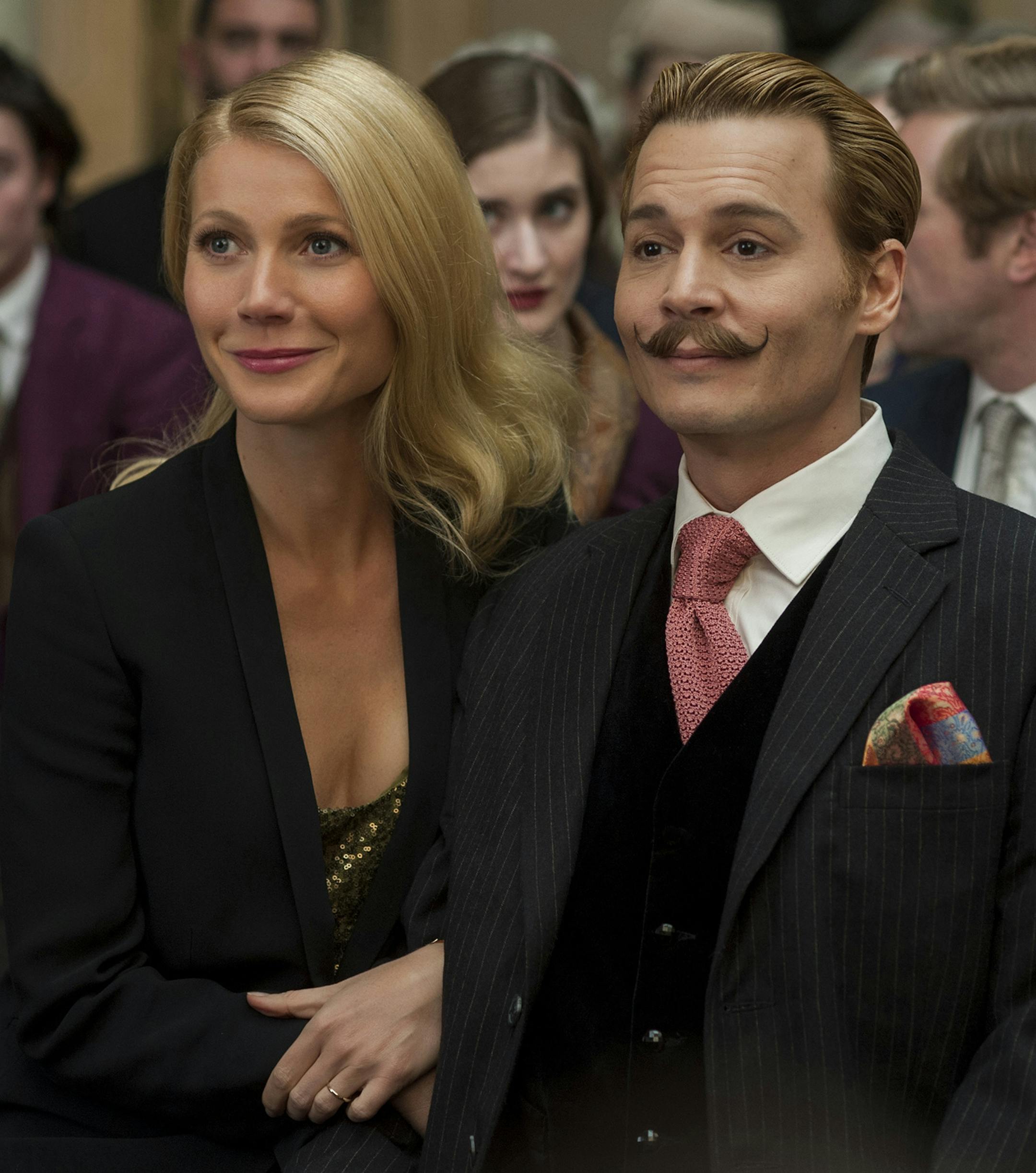 David Appleby/ Lionsgate Home Entertainment Gwyneth Paltrow ("Johanna") and Johnny Depp ("Mortdecai") star in "Mortdecai."