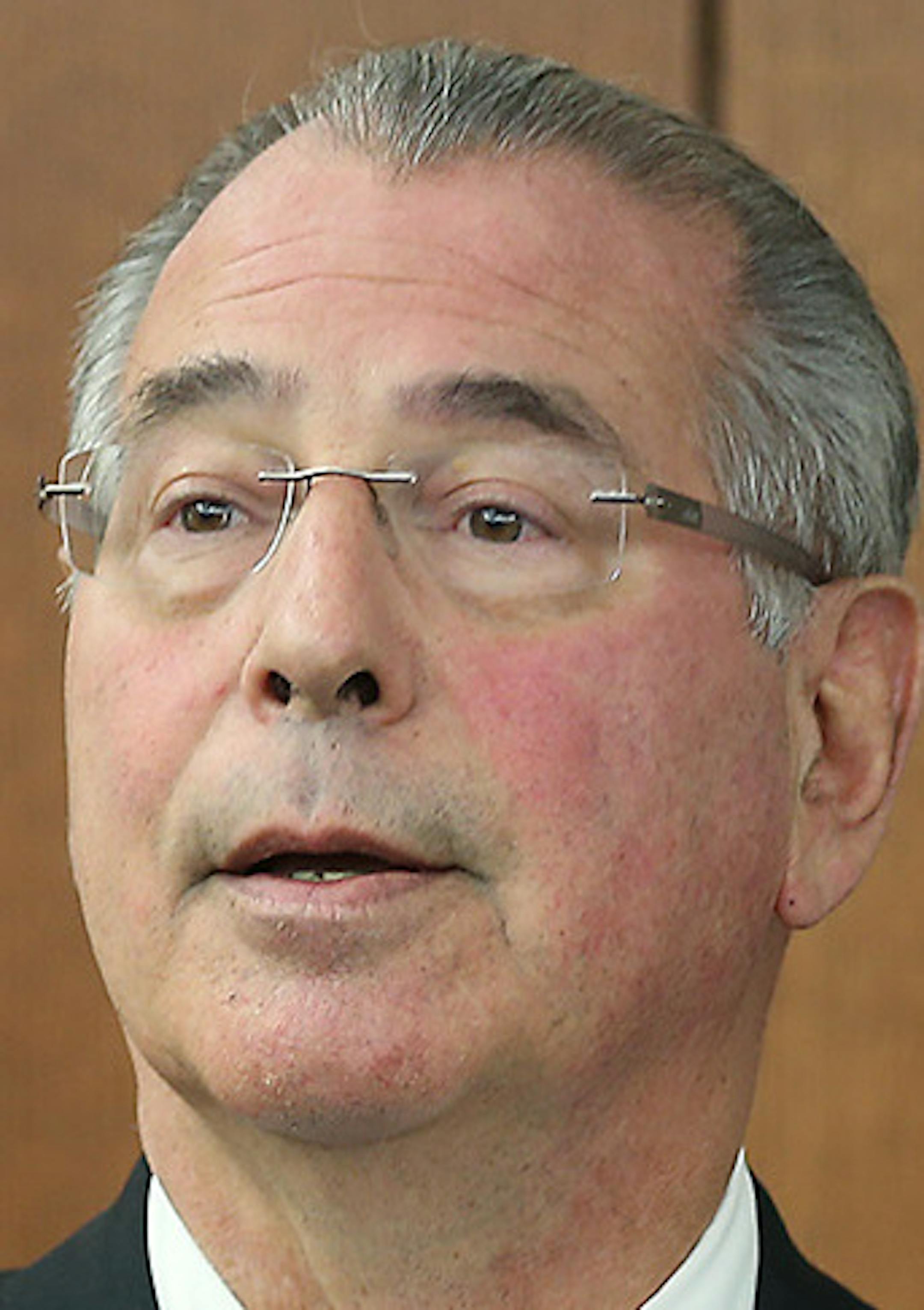 Hennepin County Attorney Mike Freeman made the announcement that Hennepin County will not use the grand jury in the Jamar Clark case during a press conference, Wednesday, March 16, 2016 at the Government Center in Minneapolis, MN. ] (ELIZABETH FLORES/STAR TRIBUNE) ELIZABETH FLORES • eflores@startribune.com