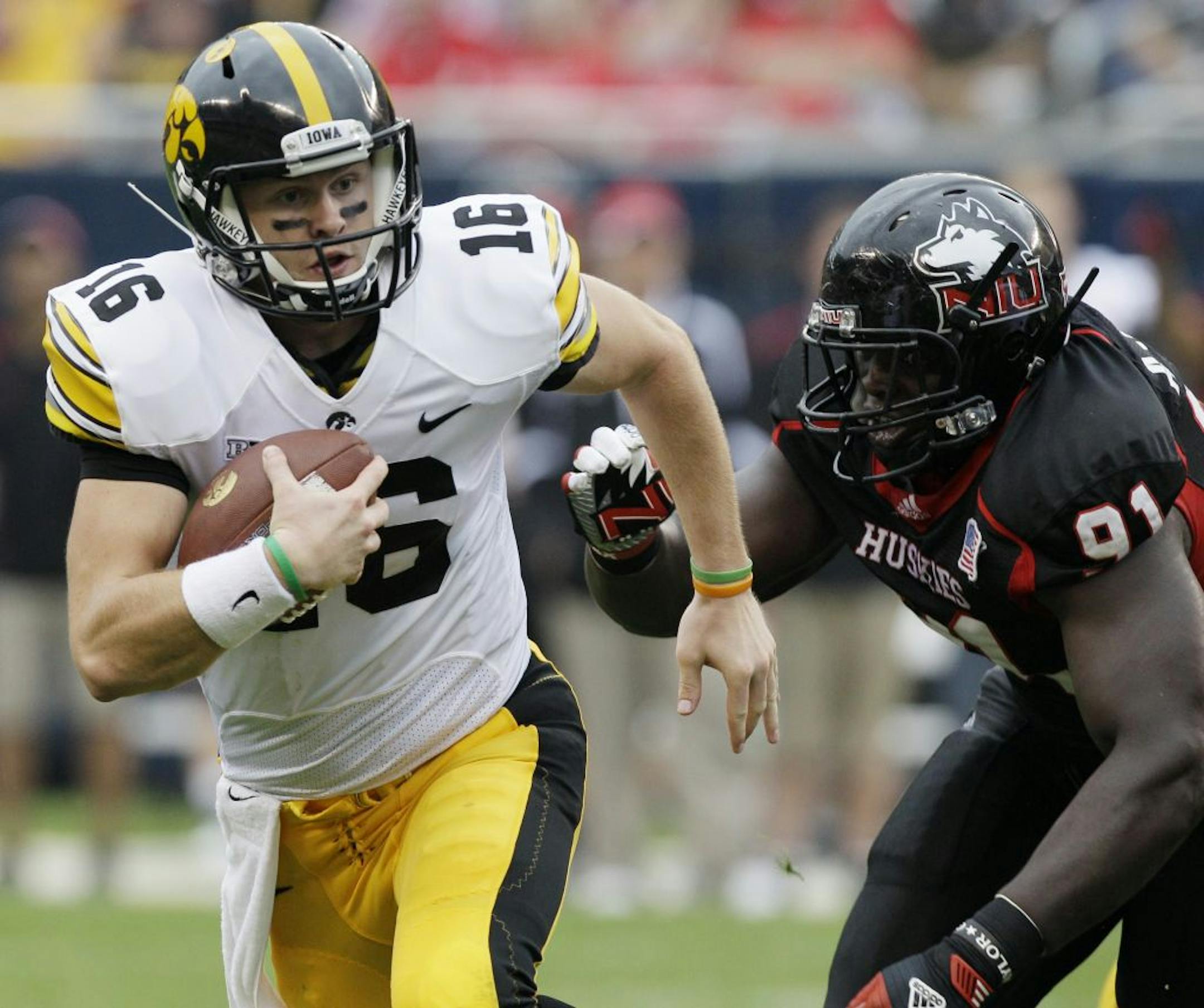 Iowa quarterback James Vandenberg