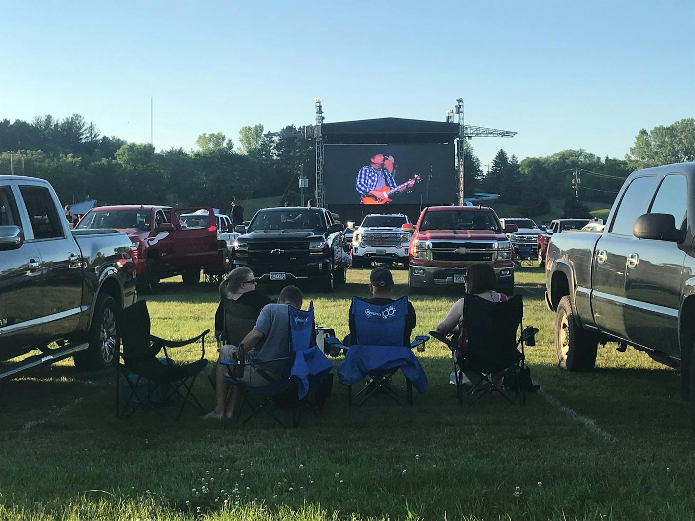 A country-music concert film was shown recently at the newly rebuilt River's Edge amphitheater in Star Prairie, Wis., just a few miles east of the Twin Cities. (photo provided by River's Edge)