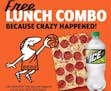 Free lunch: Chain giving away pizza today after March Madness upset