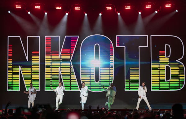 Groupon was used to help boost atendance at last Tuesday's concert by New Kids on the Block at Xcel Energy Center.
