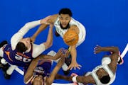 The Wolves aren't only depending on Karl Anthony Towns, center, to maintain a rebounding advantage over the Suns in their first-round playoff series. 