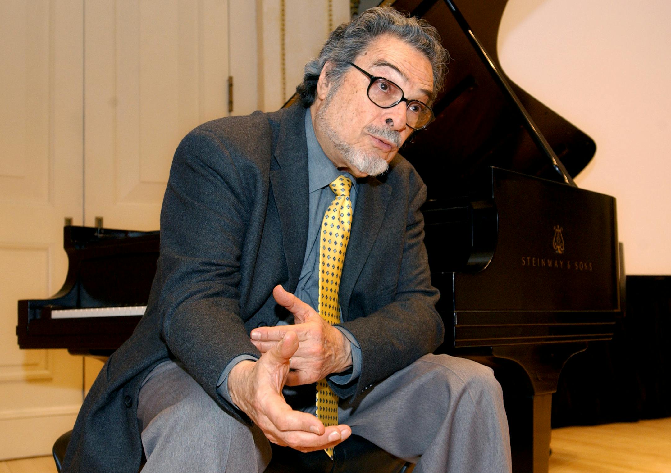Pianist Leon Fleisher played music of Brahms, Ravel and Schubert.