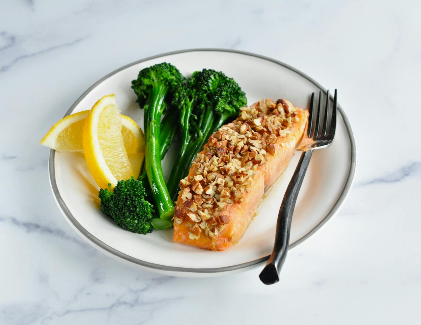 Pecan-crusted salmon is simple to prepare and easy to customize. Recipe and photo by Meredith Deeds, Special to the Star Tribune