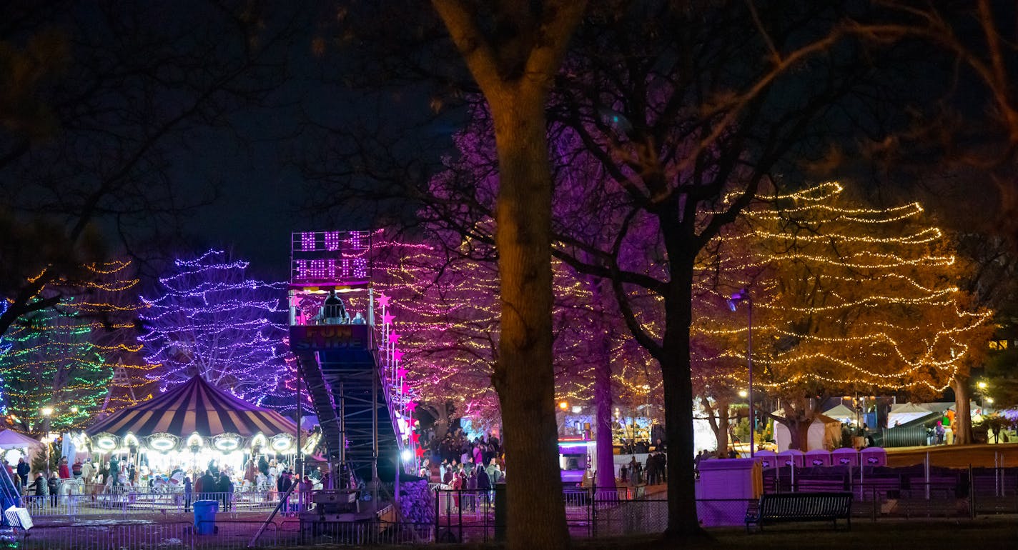 Holidazzle kicked off for the season at Loring Park Friday, Nov. 25, 2022 Minneapolis, Minn. ] GLEN STUBBE • glen.stubbe@startribune.com