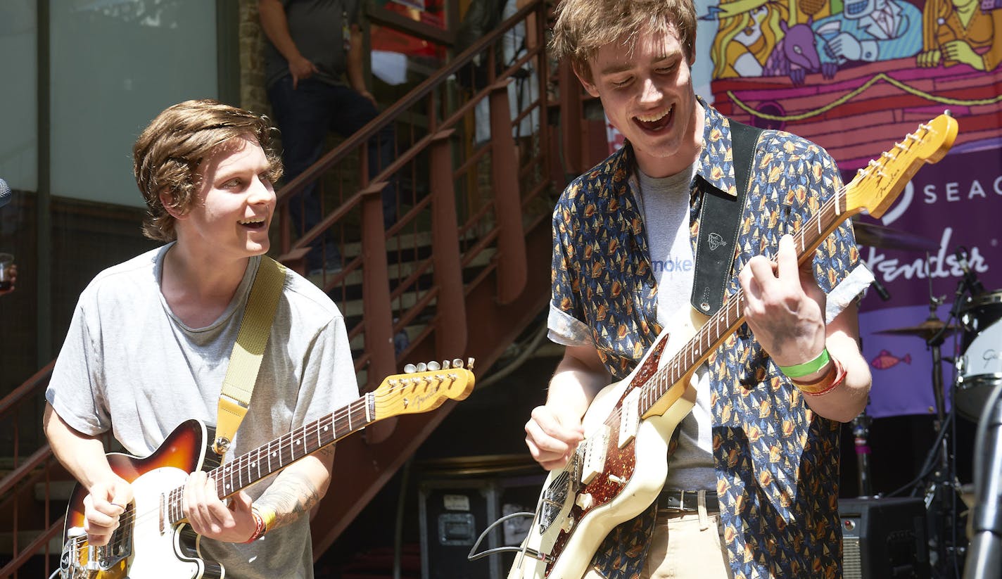 Hippo Campus performed at South by Southwest in Austin, Texas.