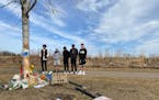 Friends of the victim involved in a fatal crash in Woodbury on March 13 gathered at the scene of the crash the next afternoon. People brought flowers,