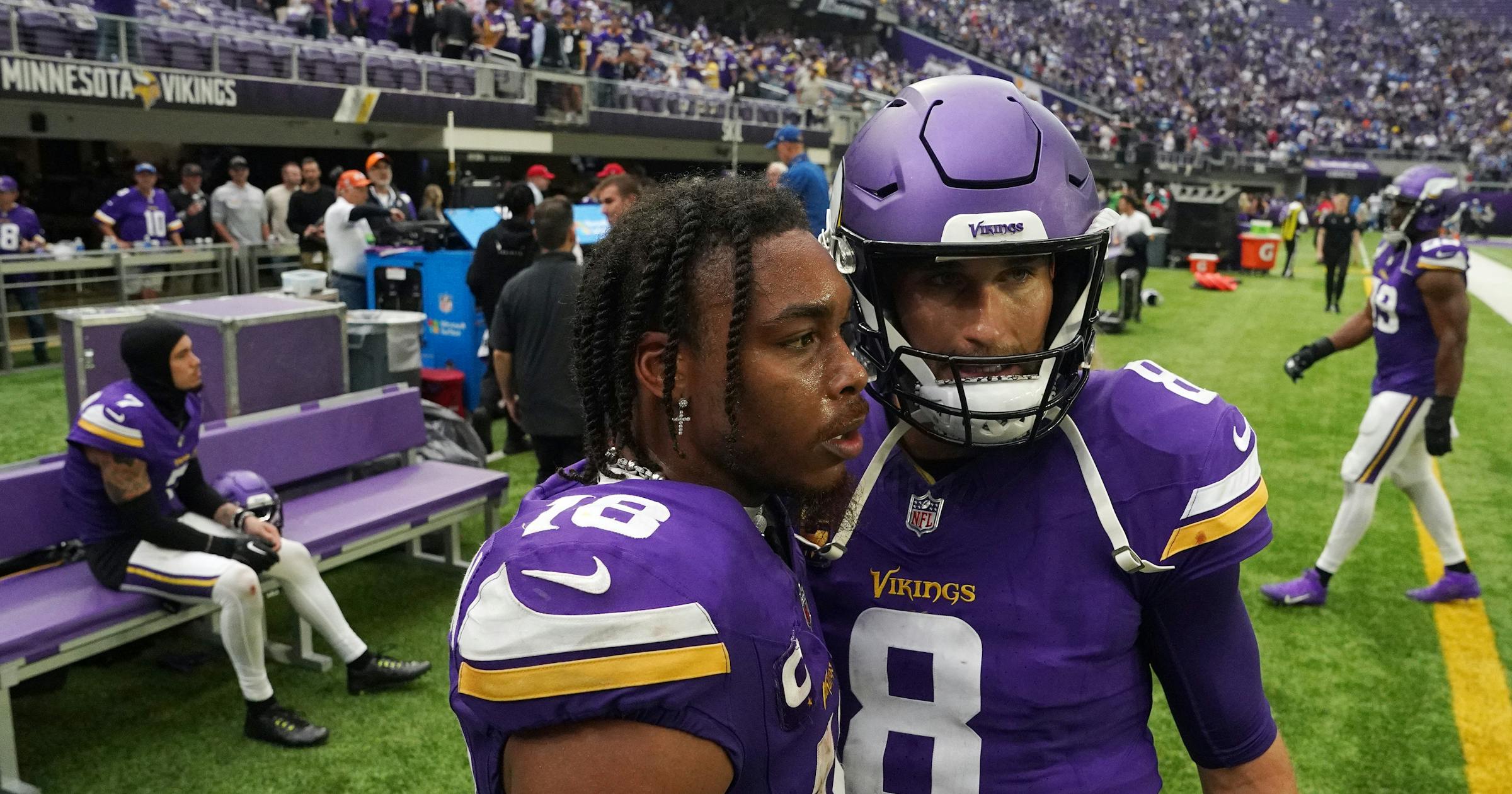 Vikings keeping Justin Jefferson in the loop on quarterback changes Vikings keeping Justin Jefferson in the loop on quarterback changes