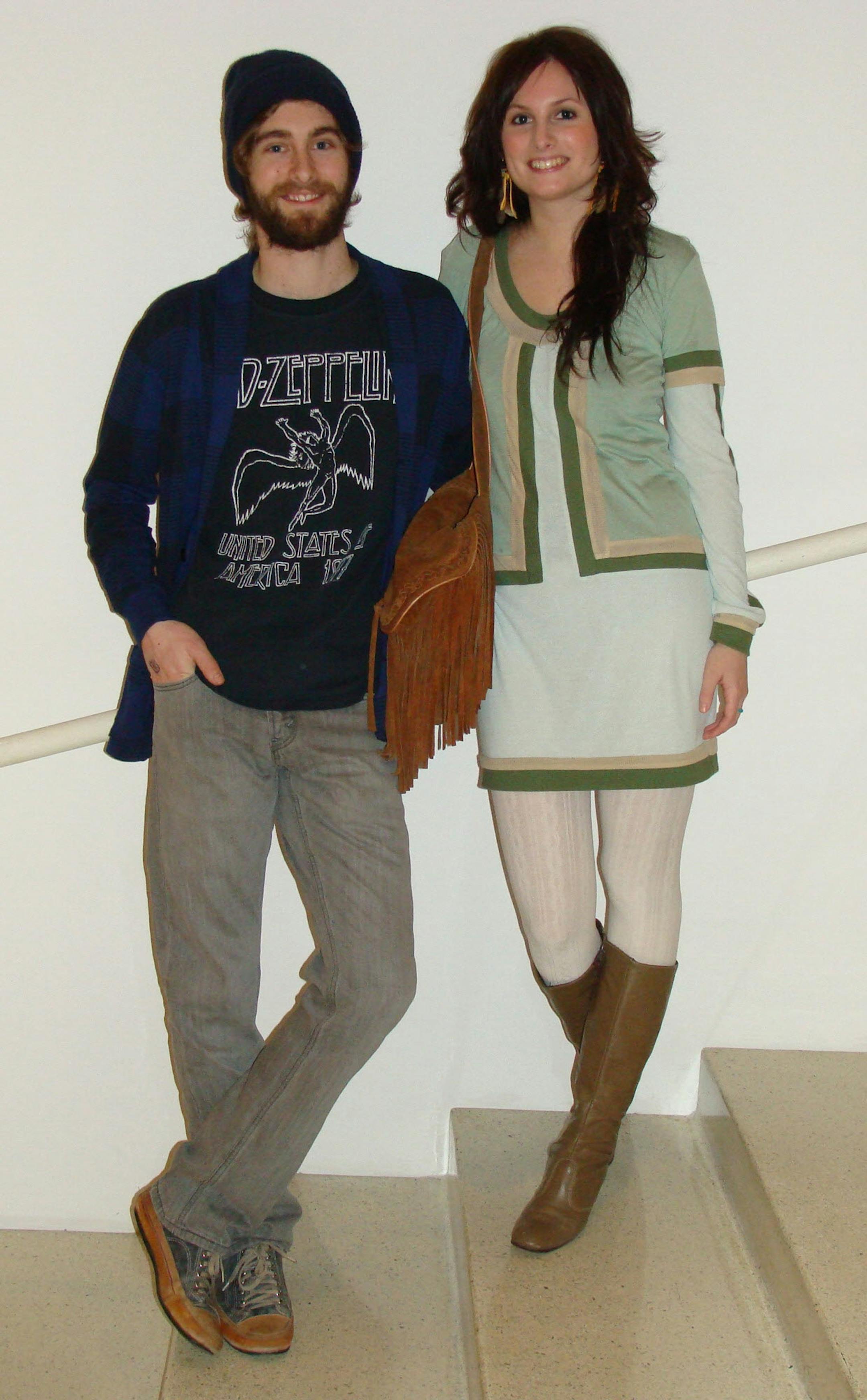 Adam Hauser and April Rosentreter.