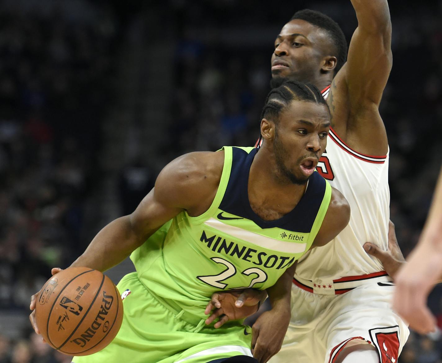 Minnesota Timberwolves' Andrew Wiggins (22)