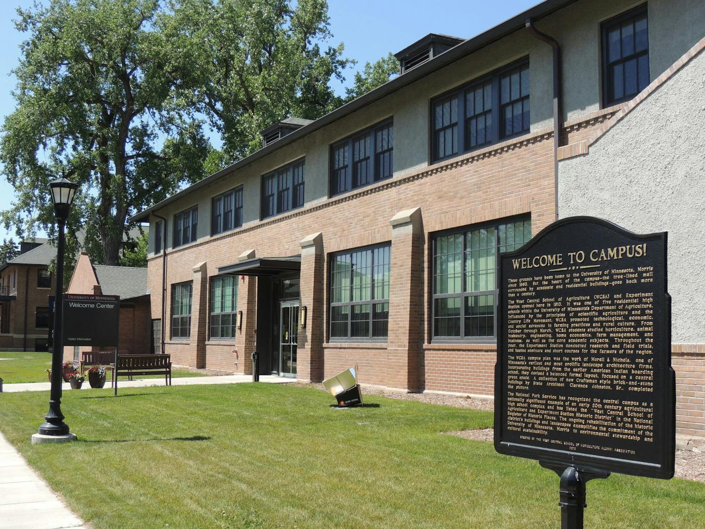 The Center for Small towns, which was founded in 1995, is housed on the second floor of the Welcome Center at the University of Minnesota-Morris.