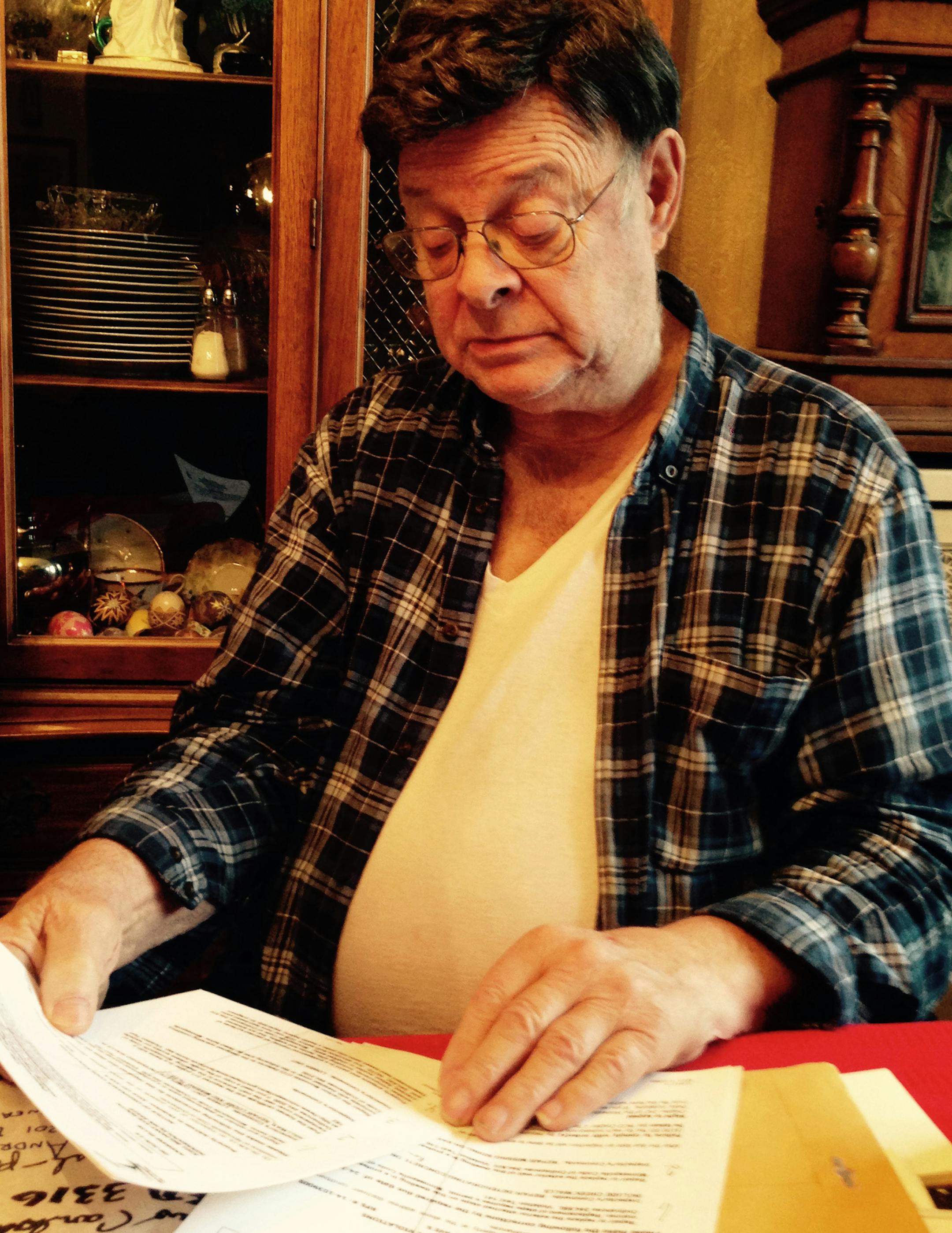 Andrew Ellis is looking at orders for repairs for alleged violations on one of his south Minneapolis properties. Ellis calls many of the allegations ‚Äúbogus.‚Äù He calls the city inspections office ‚Äúincompetent‚Äù and says ‚Äúthey are harassing the hell out of me.‚Äù Ellis, with his wife, have sued the city in federal court.