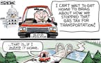 Sack cartoon: Minnesota transportation funding