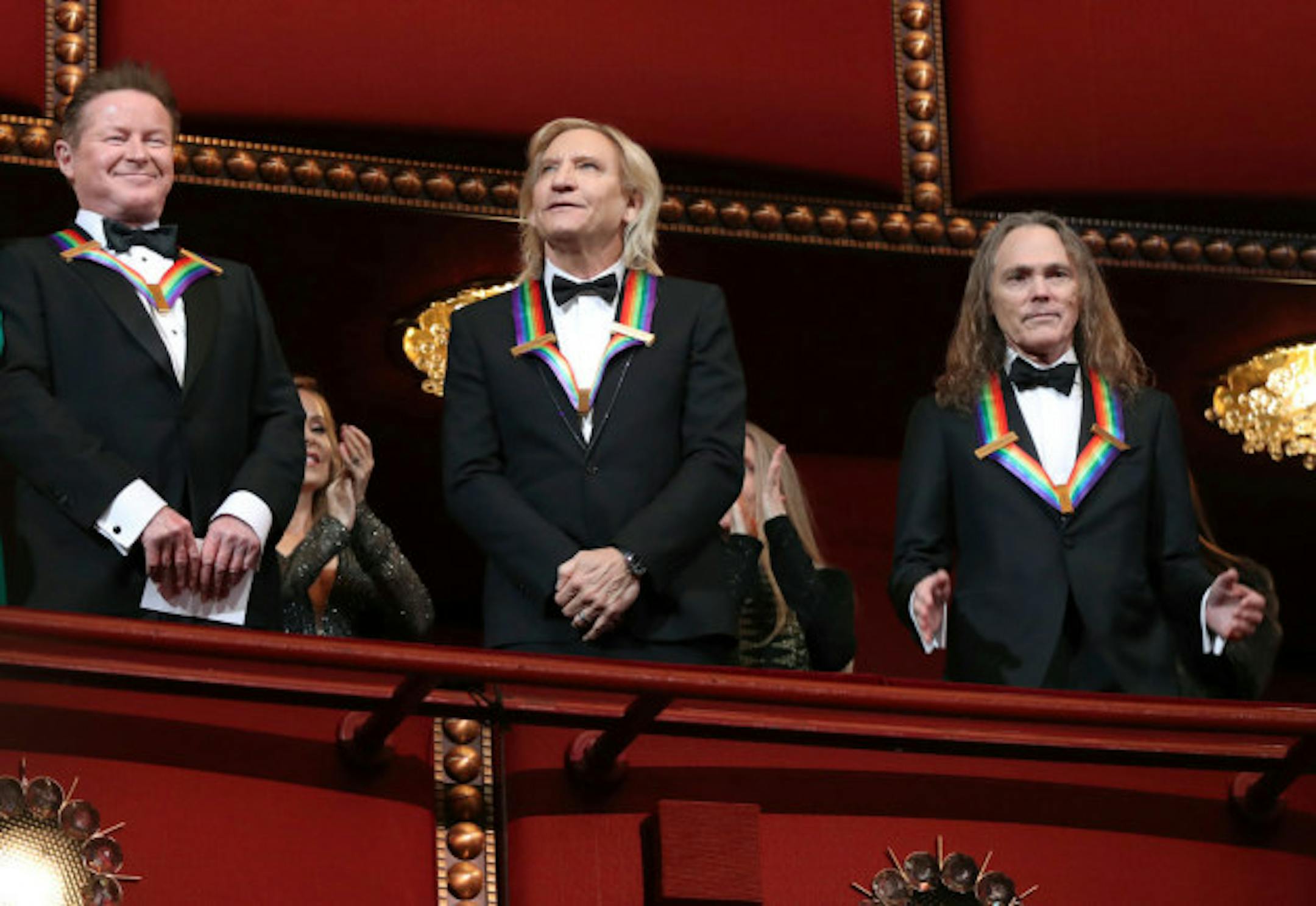 Don Henley, Joe Walsh and Timothy Schmit received a 2016 Kennedy Center Honor award. / Manuel Balce Ceneta, AP Photo
