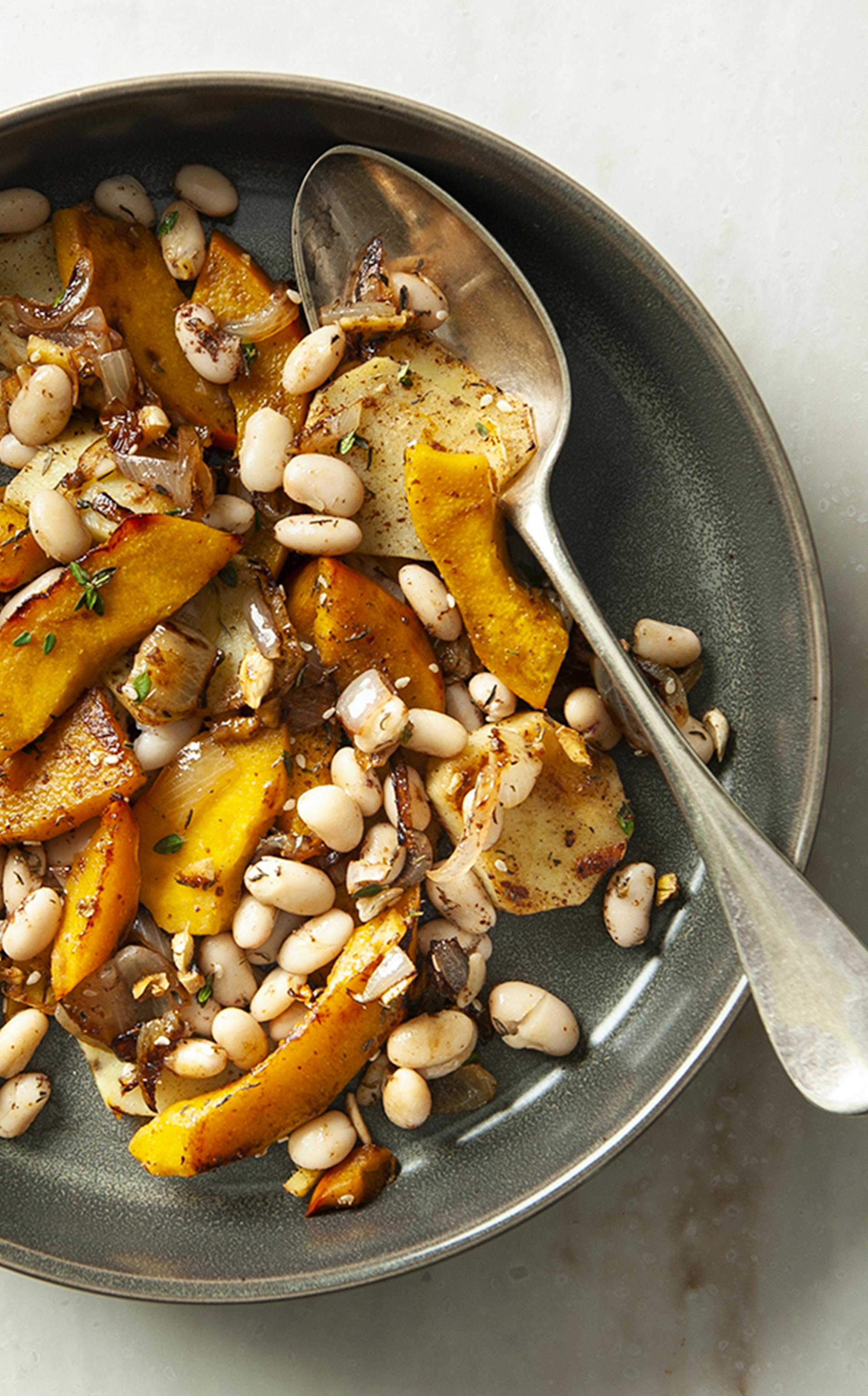 Mette Nielsen • Special to the Star Tribune Skillet Roasted Butternut Squash and White Beans with Warm Spices