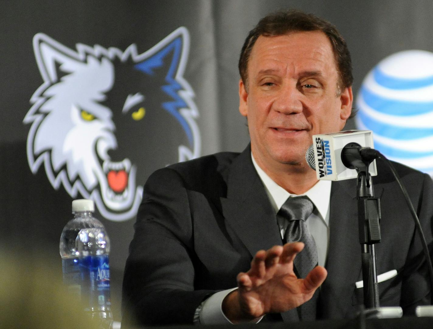 Timberwolves coach and president of basketball operations Flip Saunders