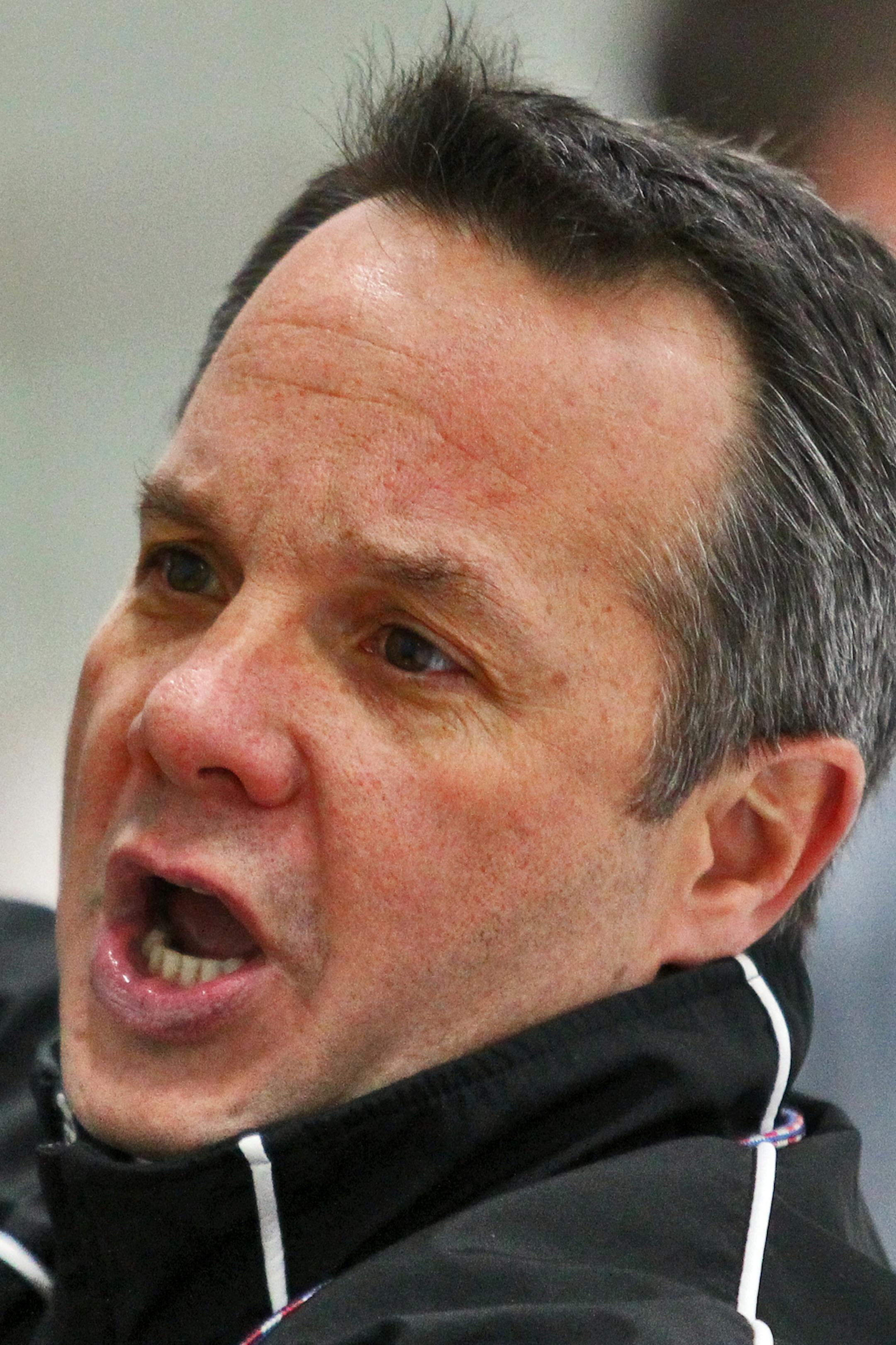 Eagan boys' hockey coach Mike Taylor