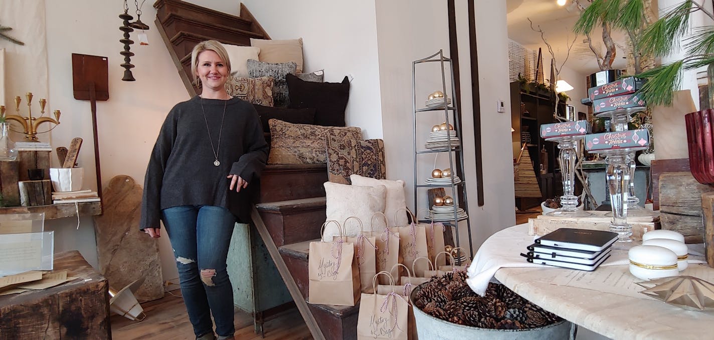 Andrea Stordahl opened a vintage shop in a vacant building in tiny McIntosh, Minn. A year later, she's renovated five downtown buildings and residents credit her with reviving the dying town.