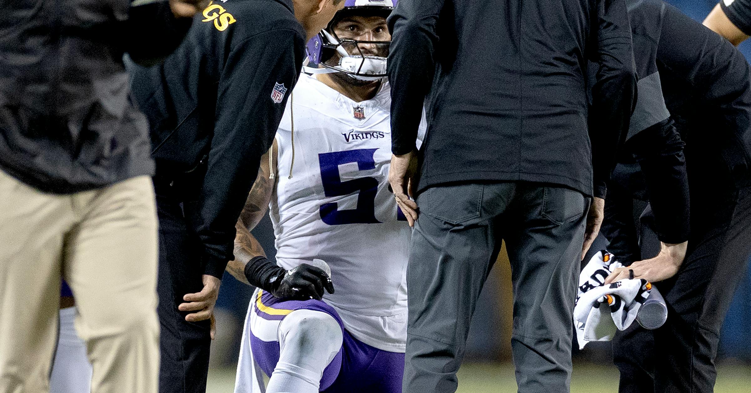 Vikings linebacker Blake Cashman will miss time with hamstring injury
