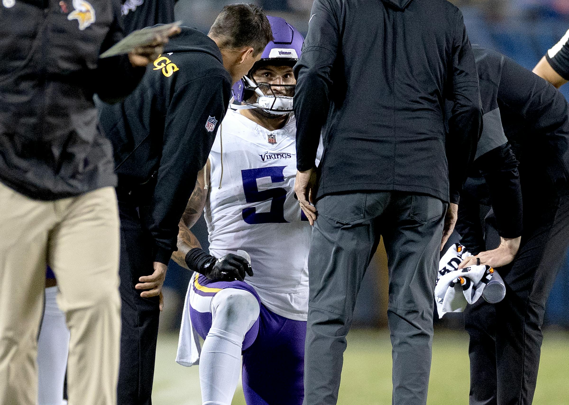 Vikings linebacker Blake Cashman will miss time with hamstring injury