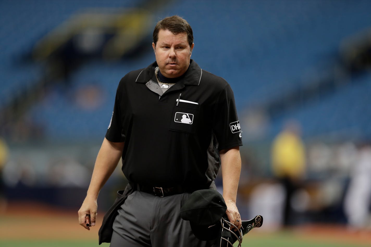 Umpire Doug Eddings wasn't too popular with either the Twins or Red Sox players on Sunday.