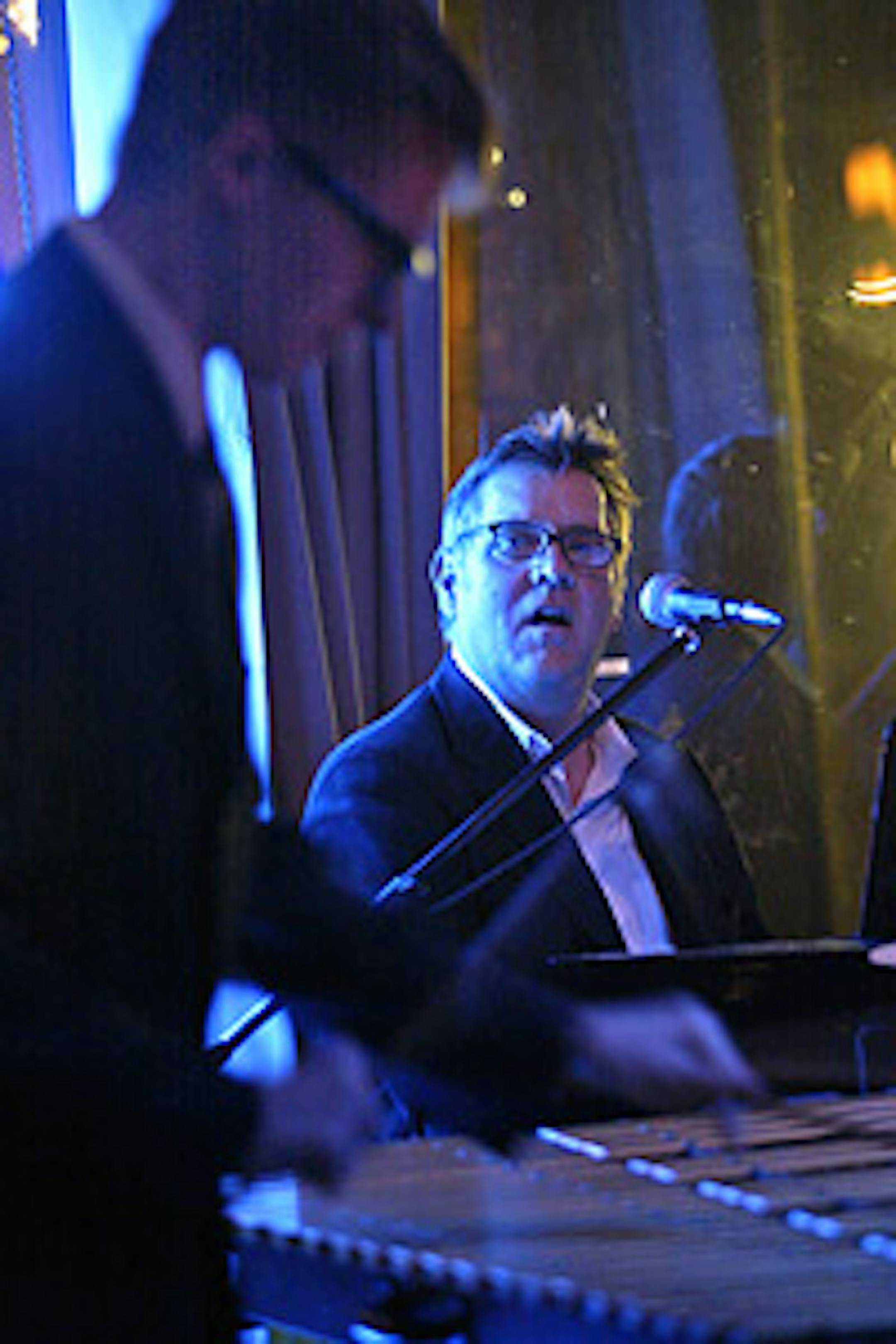 Chan Poling, right, of the New Standards.