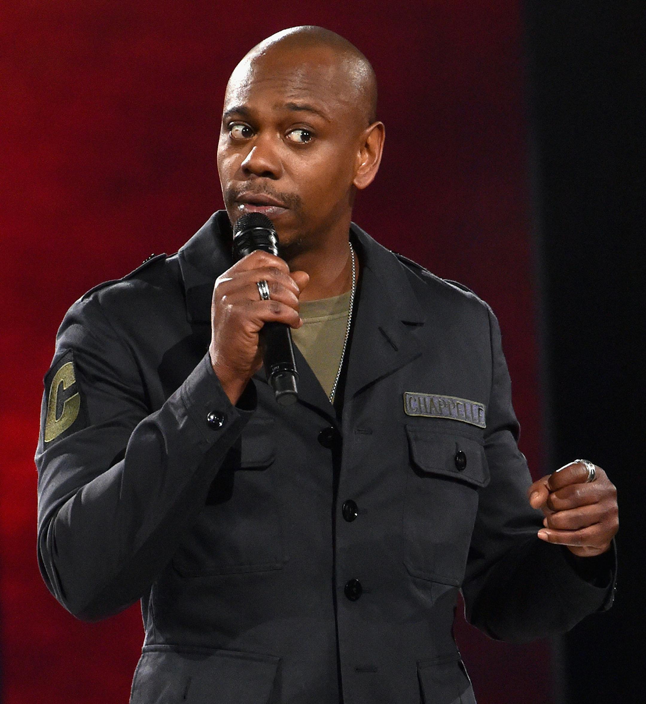 Lester Cohen Dave Chappelle performs to a sold out crowd onstage at the Hollywood Palladium on March 25, 2016 in Los Angeles, California.To be shown on Netflix. ORG XMIT: 618555553