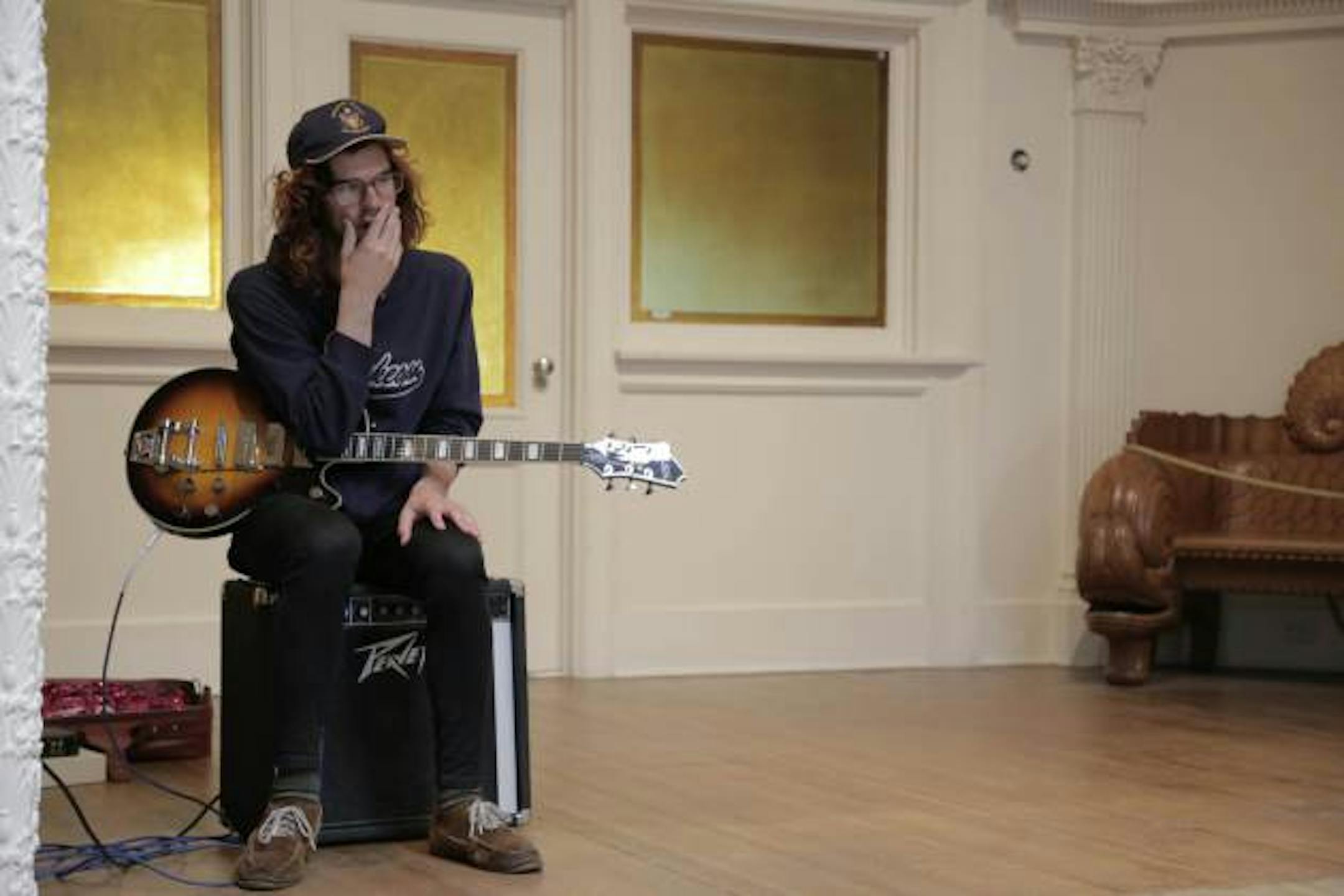 Suzie's Mark Ritsema recently tried out the Turnblad Mansion's ballroom inside the American Swedish Institute. / Courtesy ASI