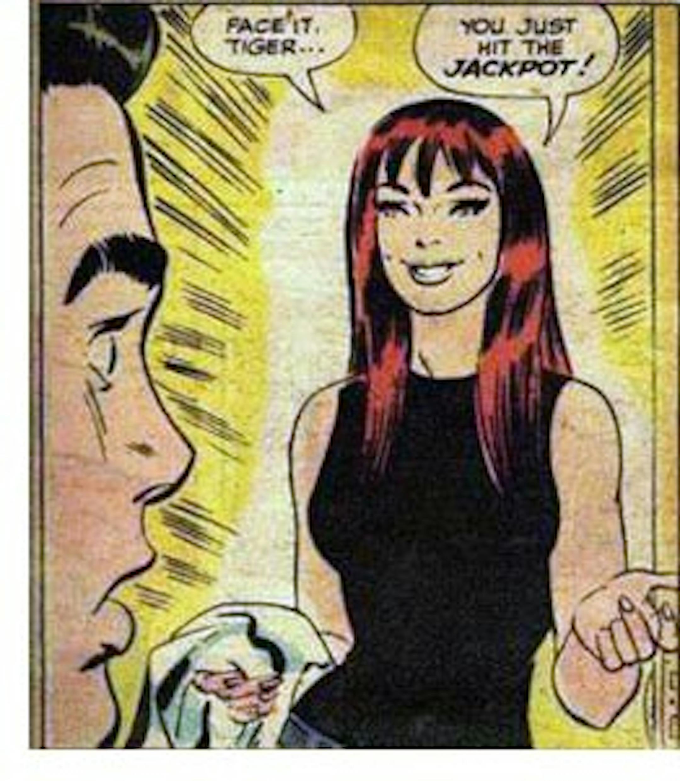 First appearance of MJ in a Spidey comic