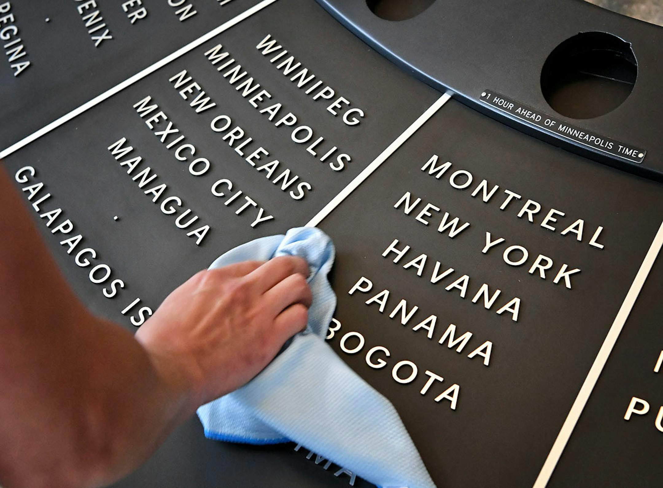 Polishing the 24-hour time display.