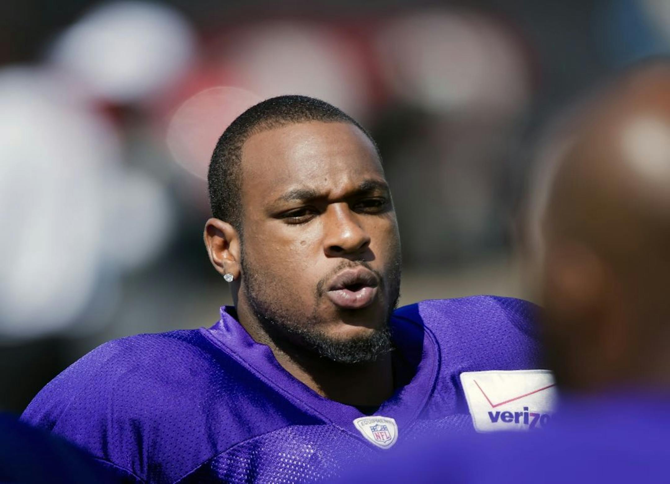 Vikings wide receiver Percy Harvin