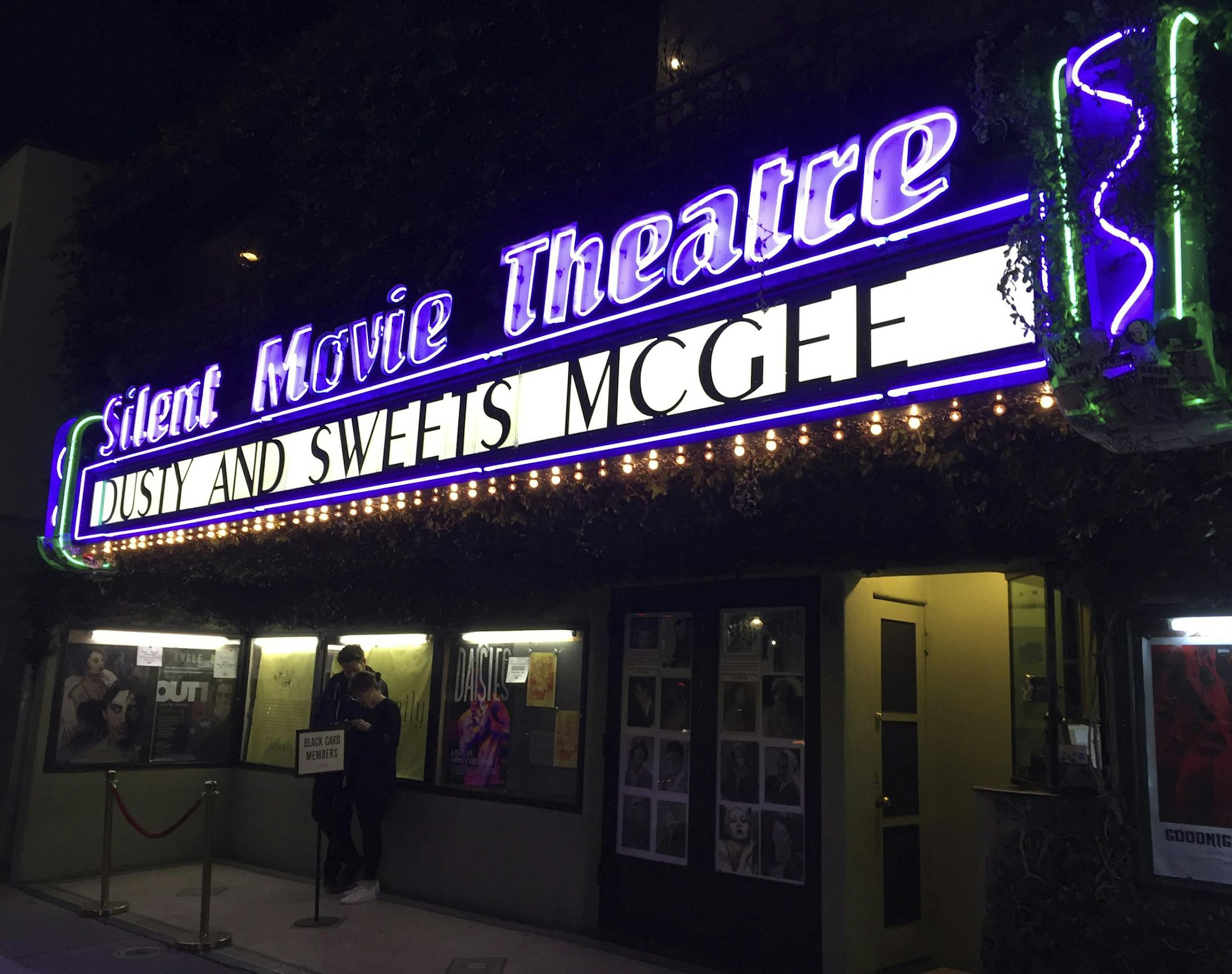The Cinefamily Theatre, at the old Silent Movie Theatre space, shows a wide array of movies.
